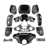 HR3 Gauntlet Gray Metallic / Vivid Black Complete Body Fairing Kit For Harley Ultra Limited FLHTK 14-23
